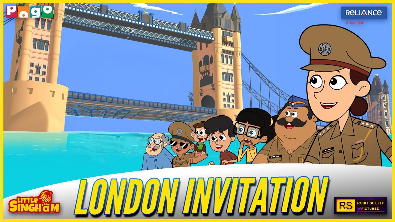 London Invitation  🛫 Little Singham | #littlesingham #pogochannel