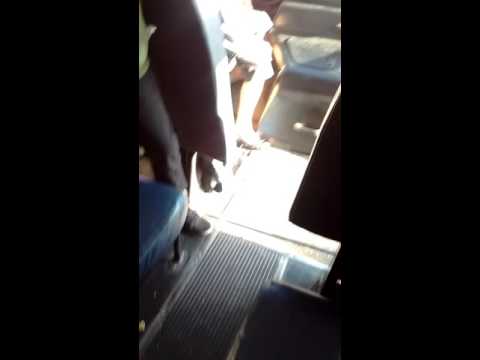 Look at bus diver feet