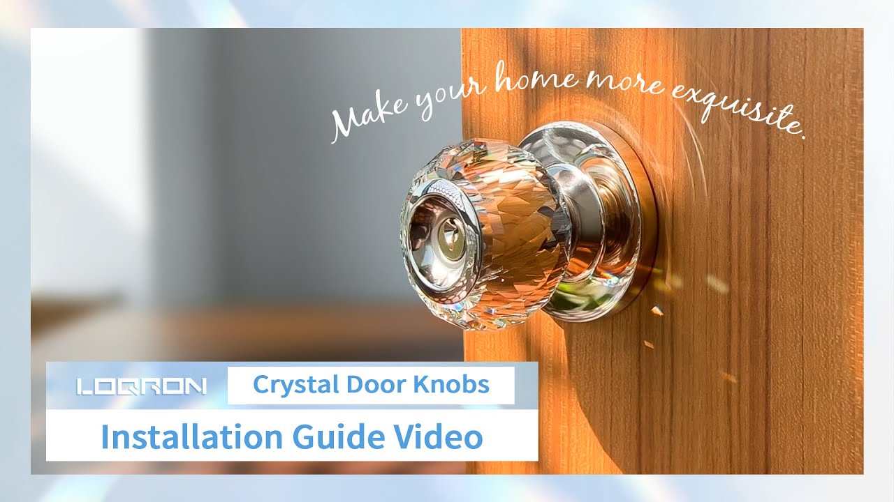 LOQRON Crystal Door Knobs - Make your home more exquisite