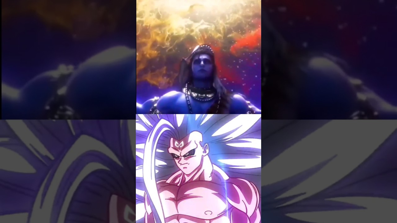 Lord Shiva vs infinity goku #db #anime #dragonball #saiyan #infinity #god #goku #viralshorts #lord