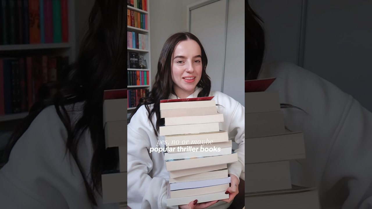love a good thriller book 📚✨