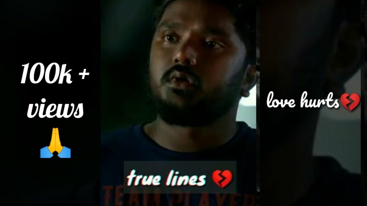 Love hurts tamil WhatsApp status 💔💔/TAMIL SHOTS/#tamil #lovestatus,#TAMILSHOTS #fullscreen