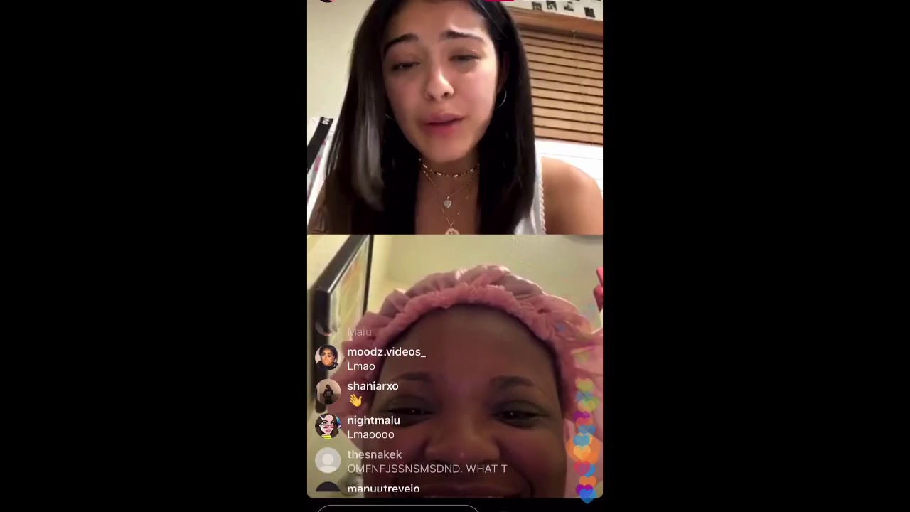 LOVELY PEACHES GOES LIVE WITH MALU TREVAJO AND SHOWS HER P*SSY