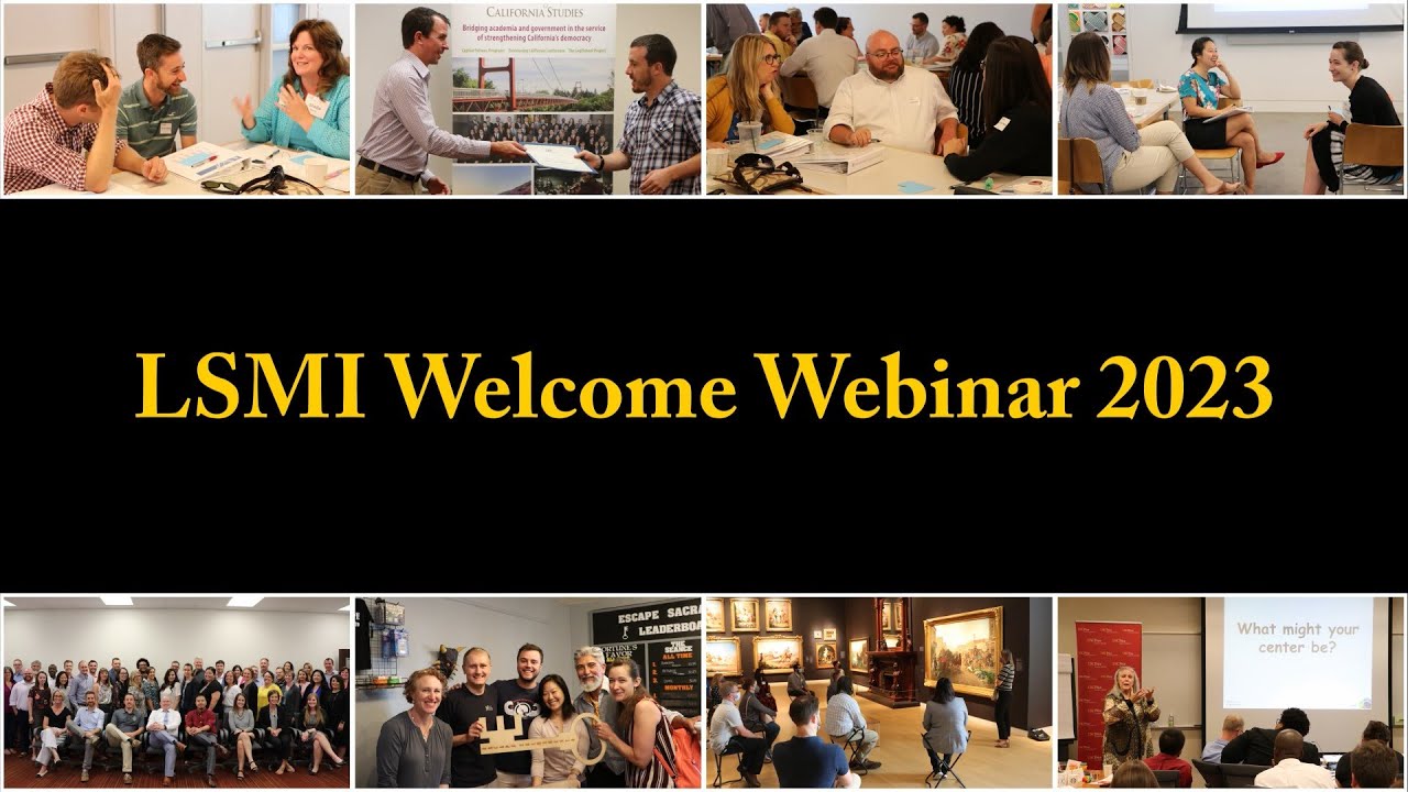LSMI Welcome Webinar 2023