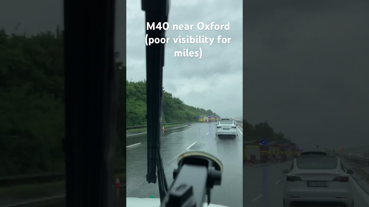 Luckily didn’t close the M40 #oxford #oxfordshire #motorway
