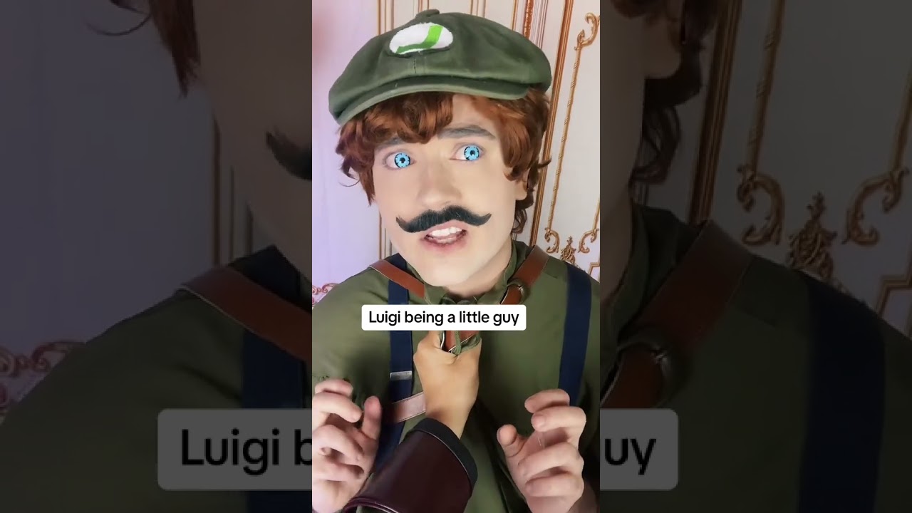 Luigi is honestly so babygirl #mario