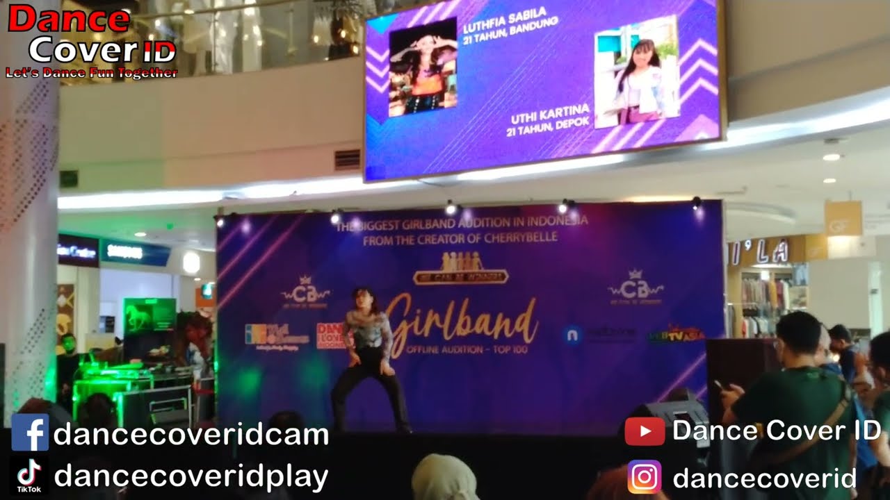 Luthfia Sabila Dance Audition Cherrybelle WeCanBeWinners at Mall Bassura 170422