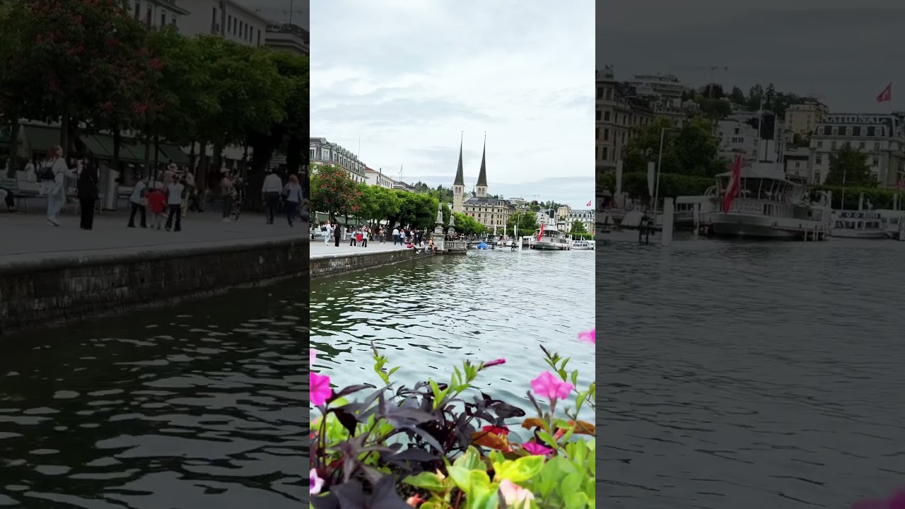 Luzern Switzerland🇨🇭 #switzerland #travel #nature #mountains #relax #lake #monetization