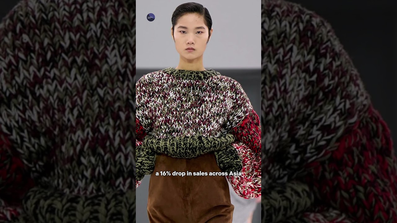 LVMH Faces Sales Decline Amid Global Luxury Slowdown #lvmh #fashionnews #louisvuitton #dior