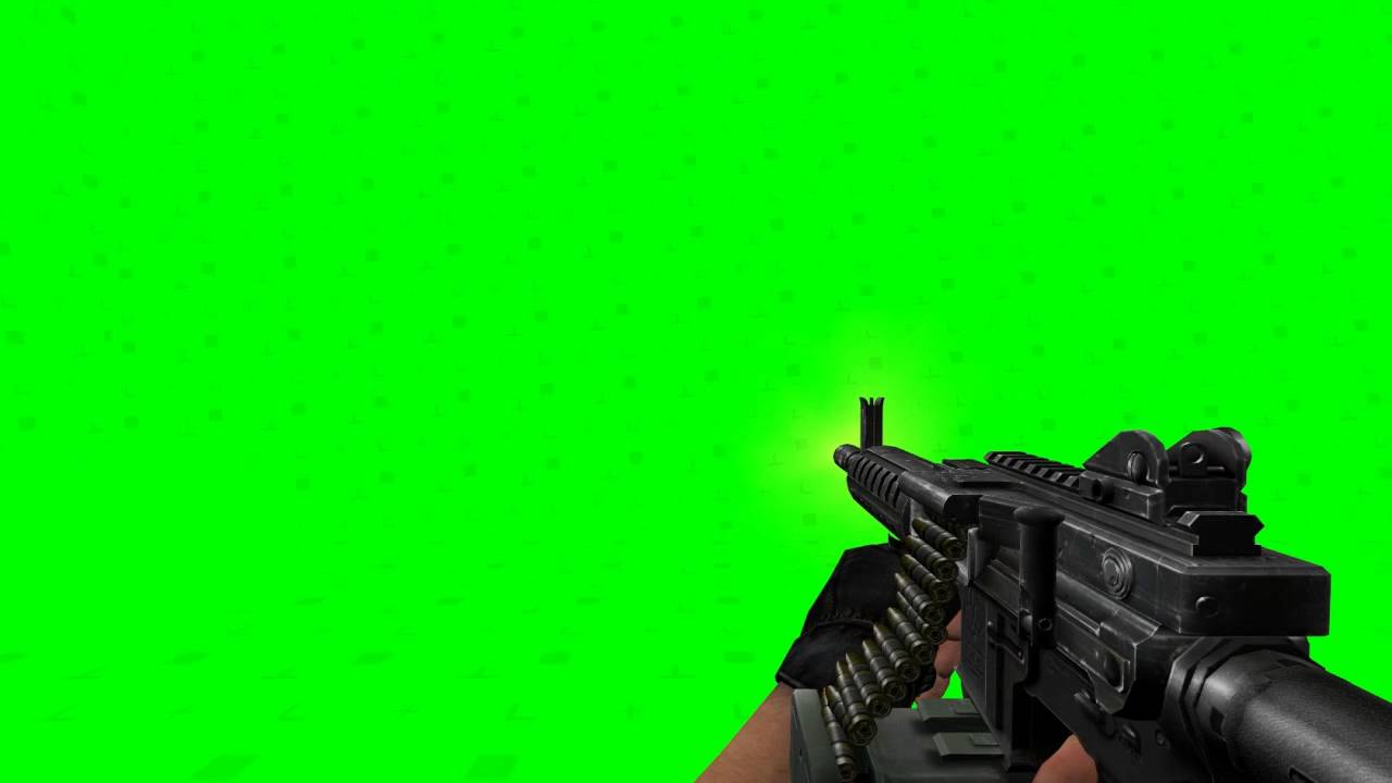 M249 SAW - Shoot & Reload - GreenScreen Pro's HD