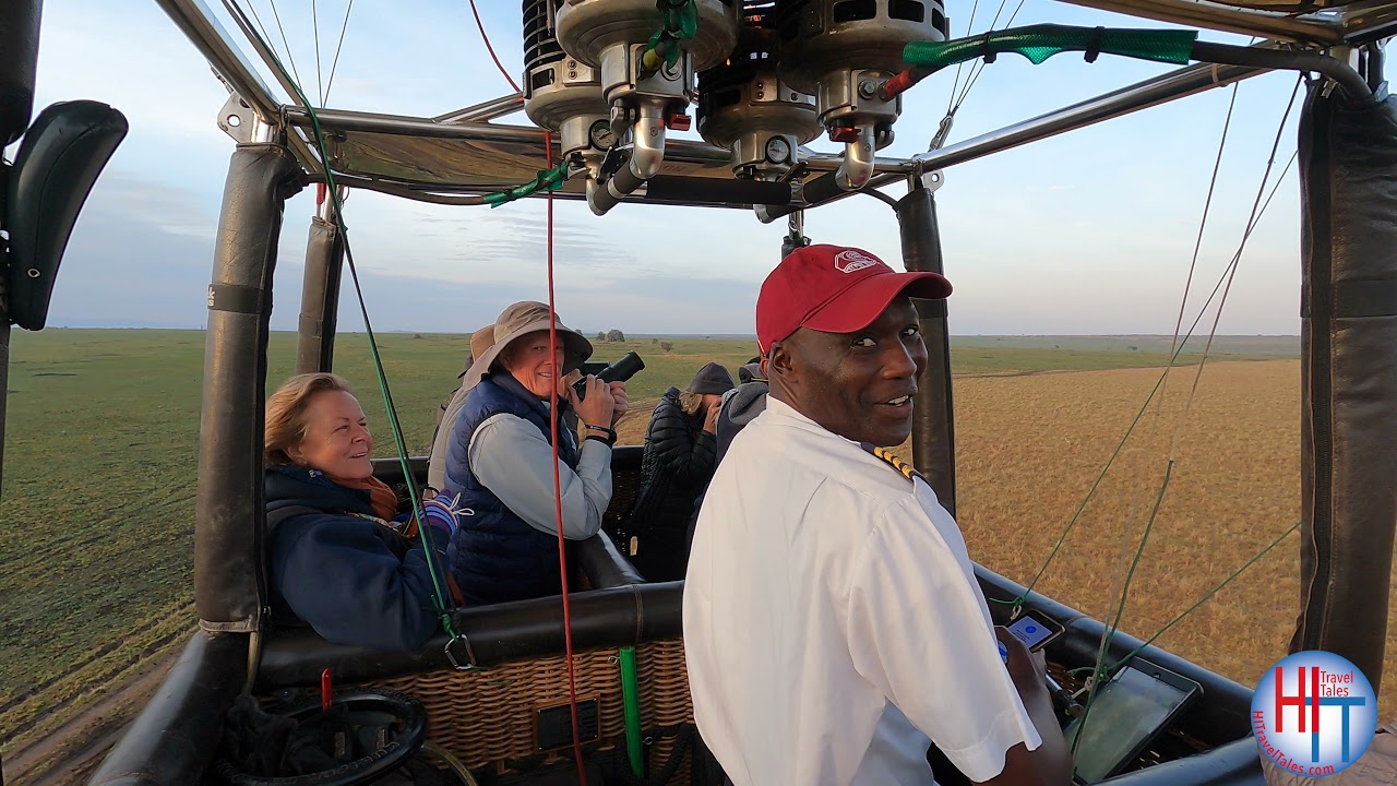 Maasai Mara Hot Air Balloon Ride   4K