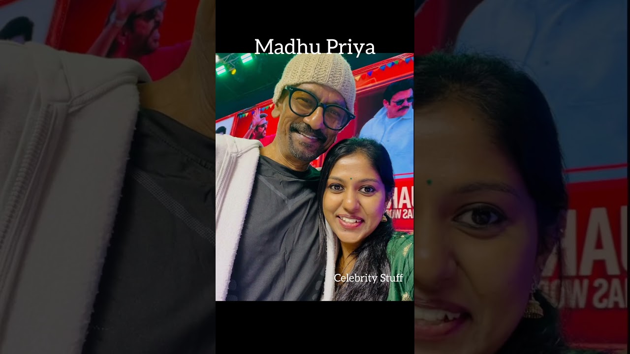Madhu Priya with venkatesh & ramana gokula#celebritystuff#madhupriya#celebrities#viral#newmovie