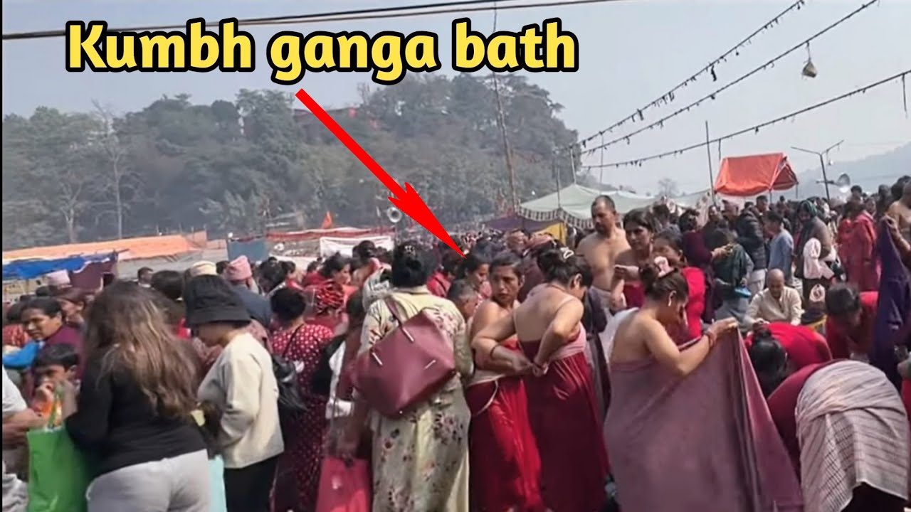 mahakumbh open bath ganga