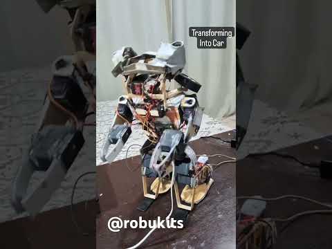 Make transformer using arduino and servo motors #college #robotics #electronics