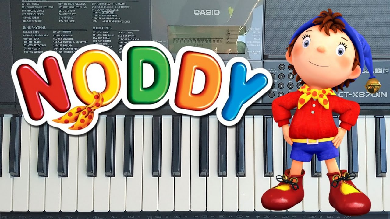 Make Way For Noddy Hindi | Piano Cover | Noddy Theme Song | Aa Gaya Noddy | 90's Childhood Cartoons