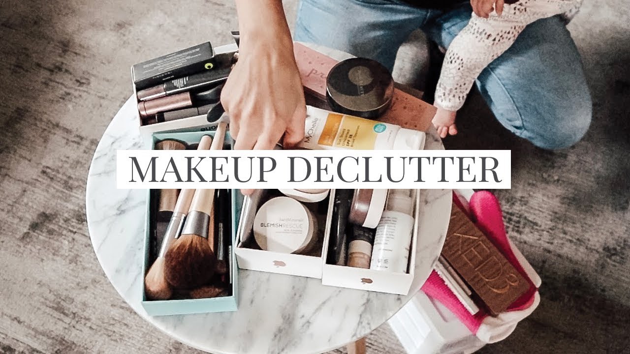 Makeup Declutter & Capsule Makeup Collection #CleanBeauty