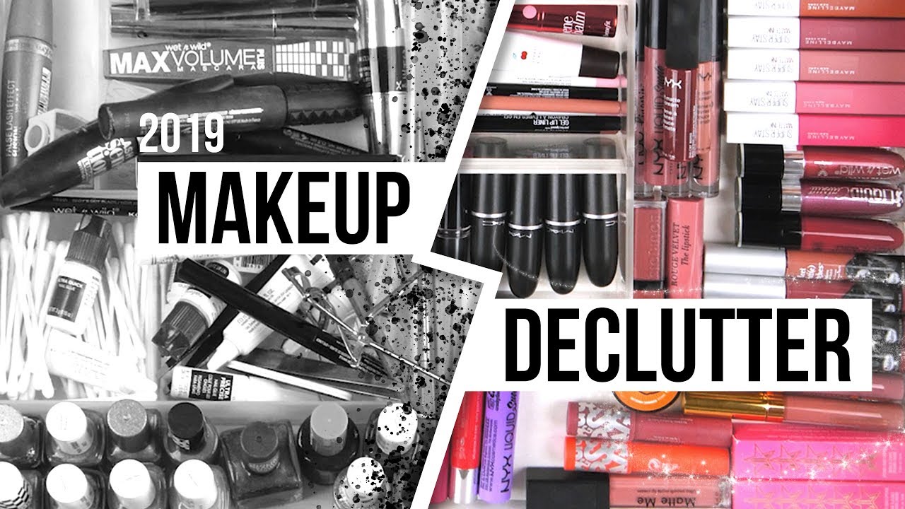 Makeup Declutter & Organisation 2019 | Cherry Wallis
