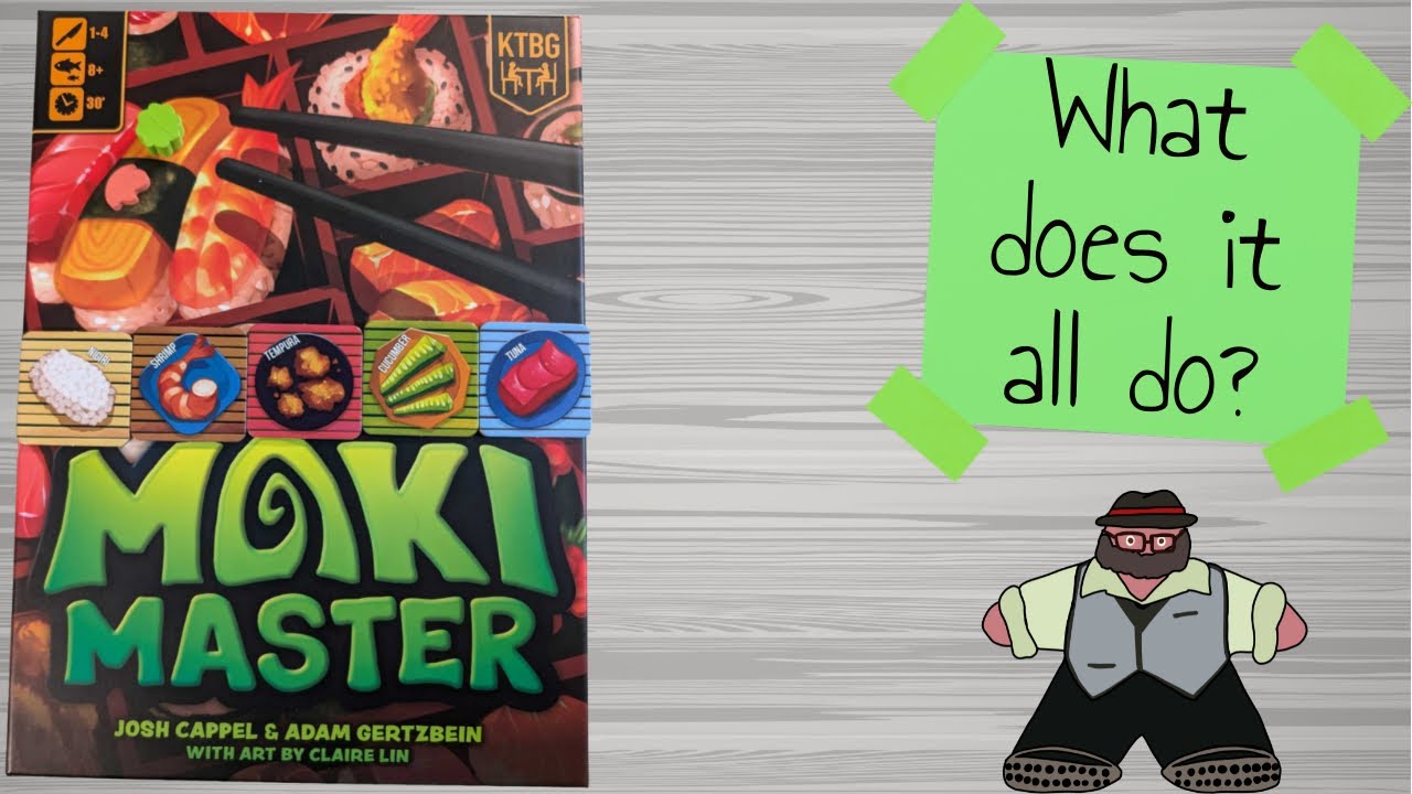 Maki Master - Unboxing & How to Play
