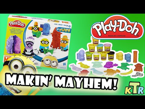 ★Makin' Mayhem Play-Doh Playset★ Despicable Me & Minions PlayDoh Plastilina - KTR Videos