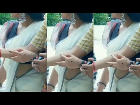 Malayalam serial actress Gopika Anil hot rare navel show | hot Milky chubby navel show in saree | 🔥💦