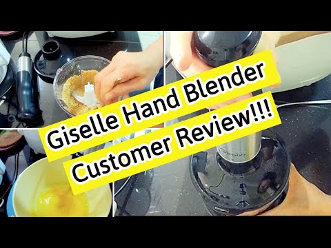 Malaysia Product Test & Review! **Giselle Hand Blender Full Set Food Processor and Mixer**
