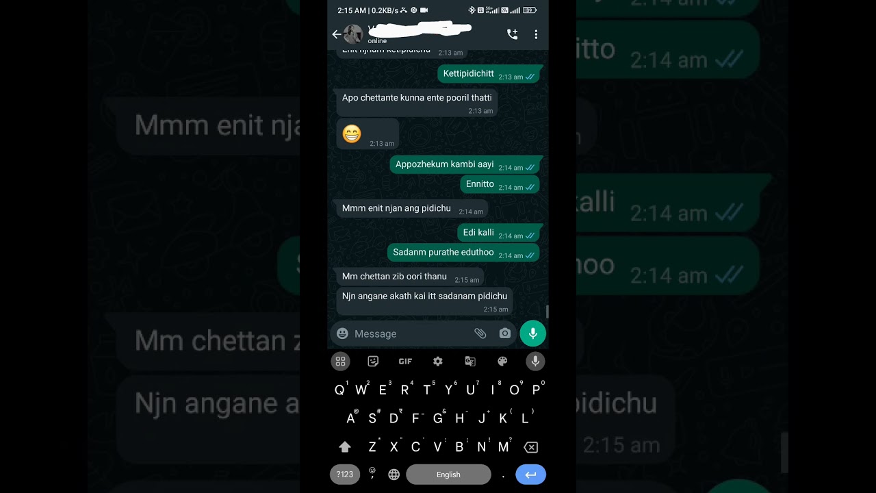 Mallu Girl WhatsApp Kambi Chat - Part 2 #telegram #love #chat