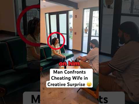 Man Confronts Cheating Wife in Creative Surprise..