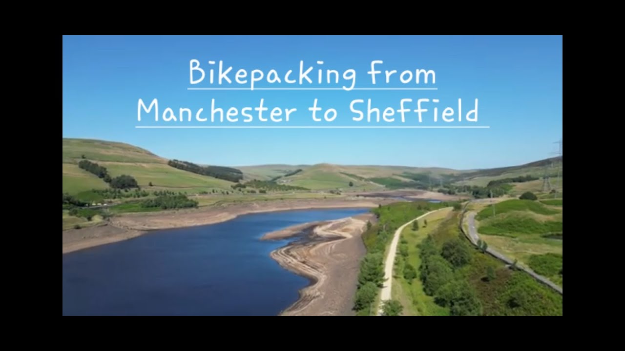 Manchester to Sheffield bikepacking trip. Stanton Sherpa. DJI mini 3 pro