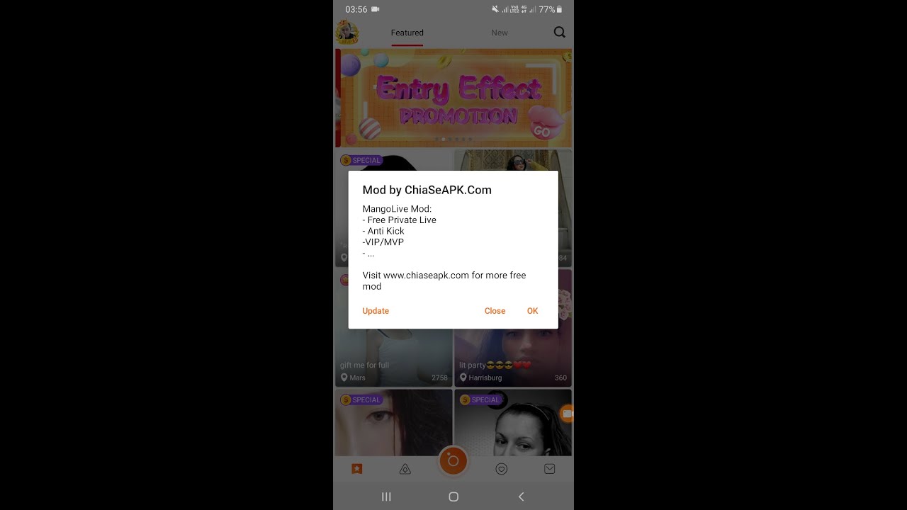 Mangolive Mod Segera rilis