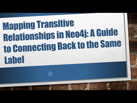 Mapping Transitive Relationships in Neo4j: A Guide to Connecting Back to the Same Label