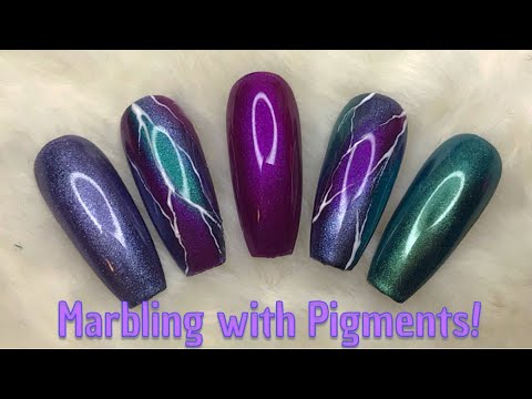 Marbling With Pigments | Nail Sugar