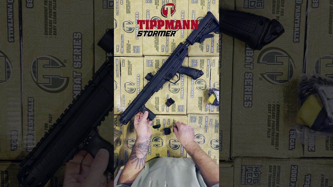 Marcadora Semiautomática Tippmann Stormer Tactical Cal 68 #paintball #tippmann #marcadora