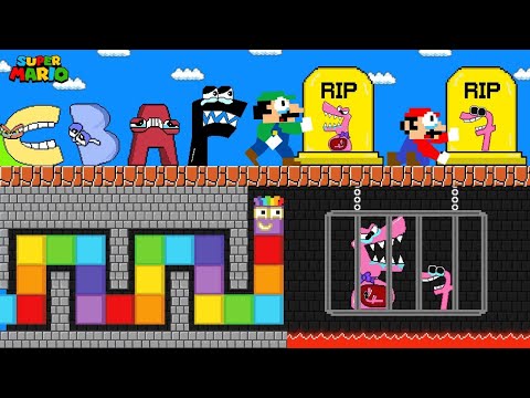 Mario and Luigi Missing Alphabet Lore F and Babies vs  Numberblocks Snake I Game Animation