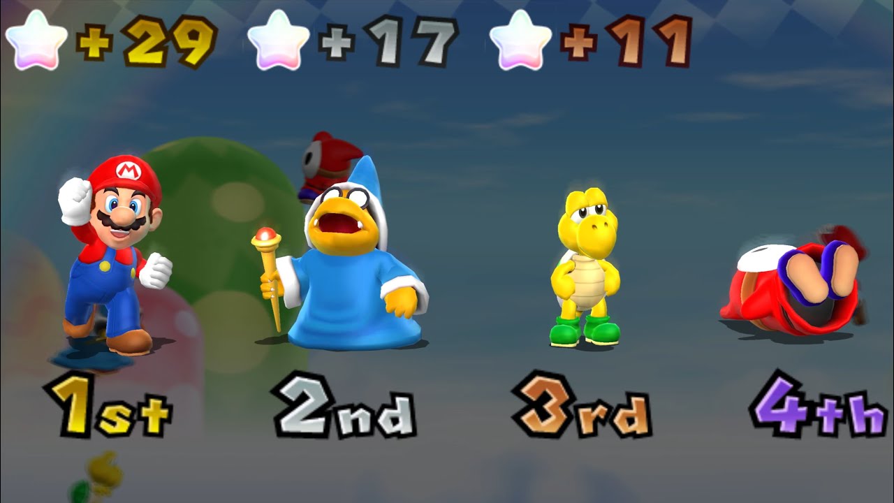 Mario Party 9 - Mario, Shy Guy, Magikoopa, Koopa vs Bowser - Bowser's Station