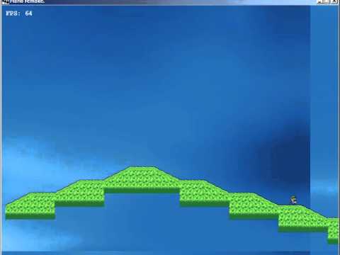Mario remake Hill physics test (WATCHME)