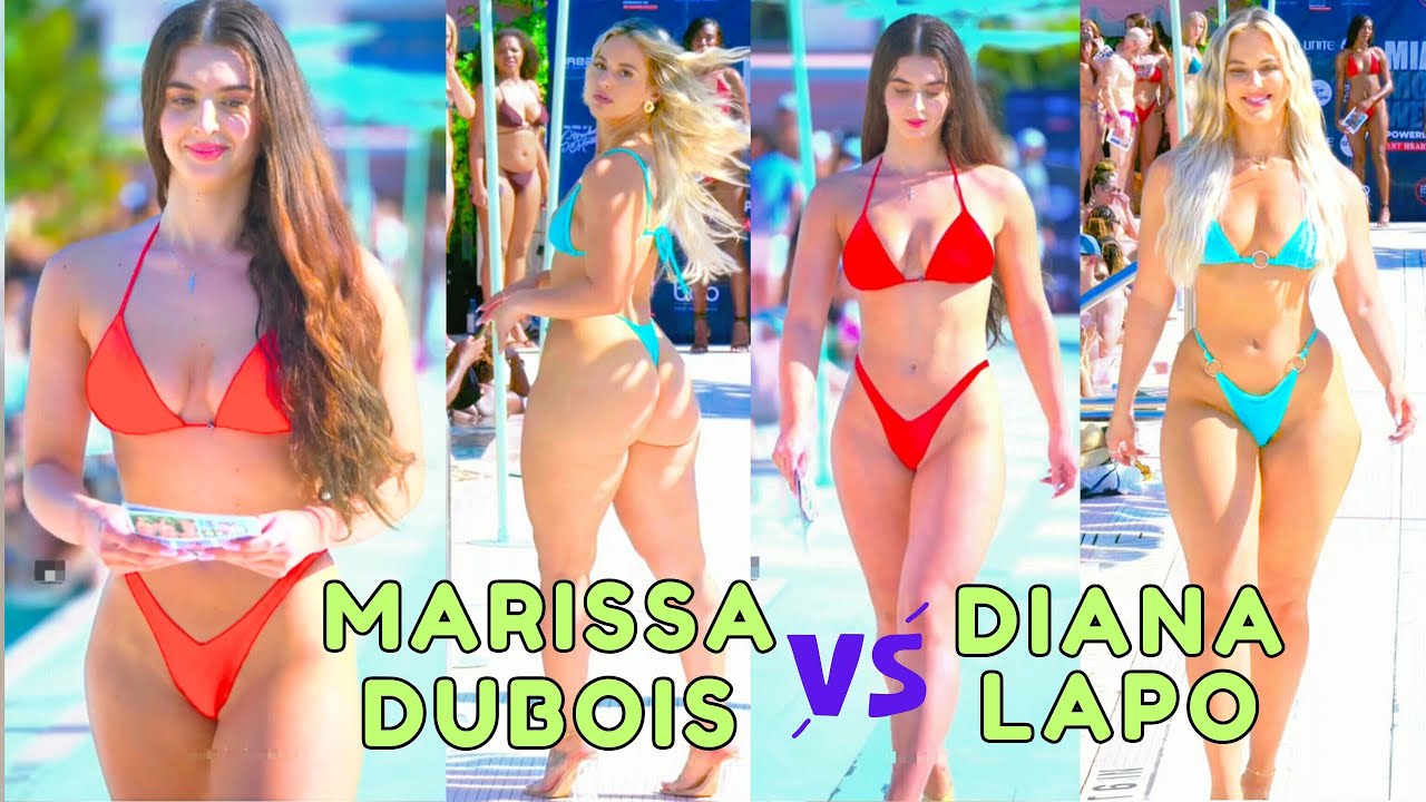 MARISSA DUBOIS vs DIANA LAPO Casting Walk During Art Heart Fashion Event