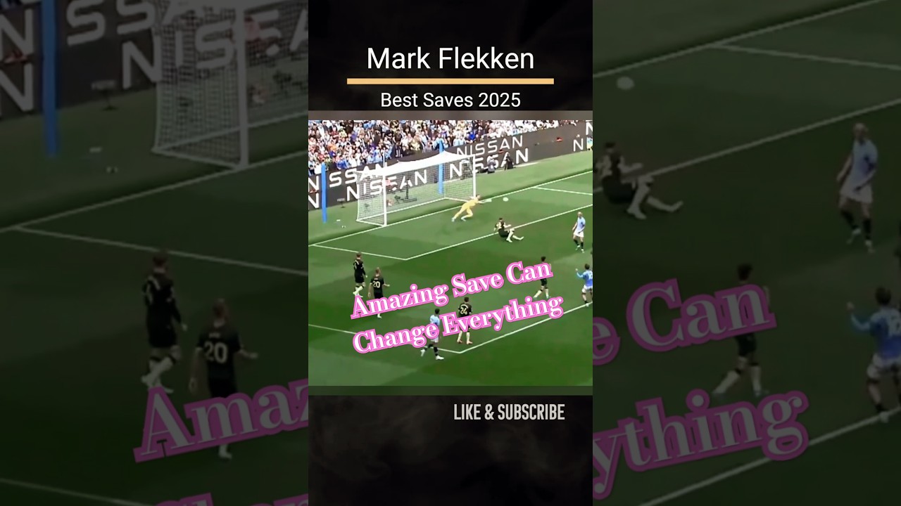 Mark Flekken - Best Saves 2025 EP.1 #footballshorts #footballsaves #goalkeeper #brentford