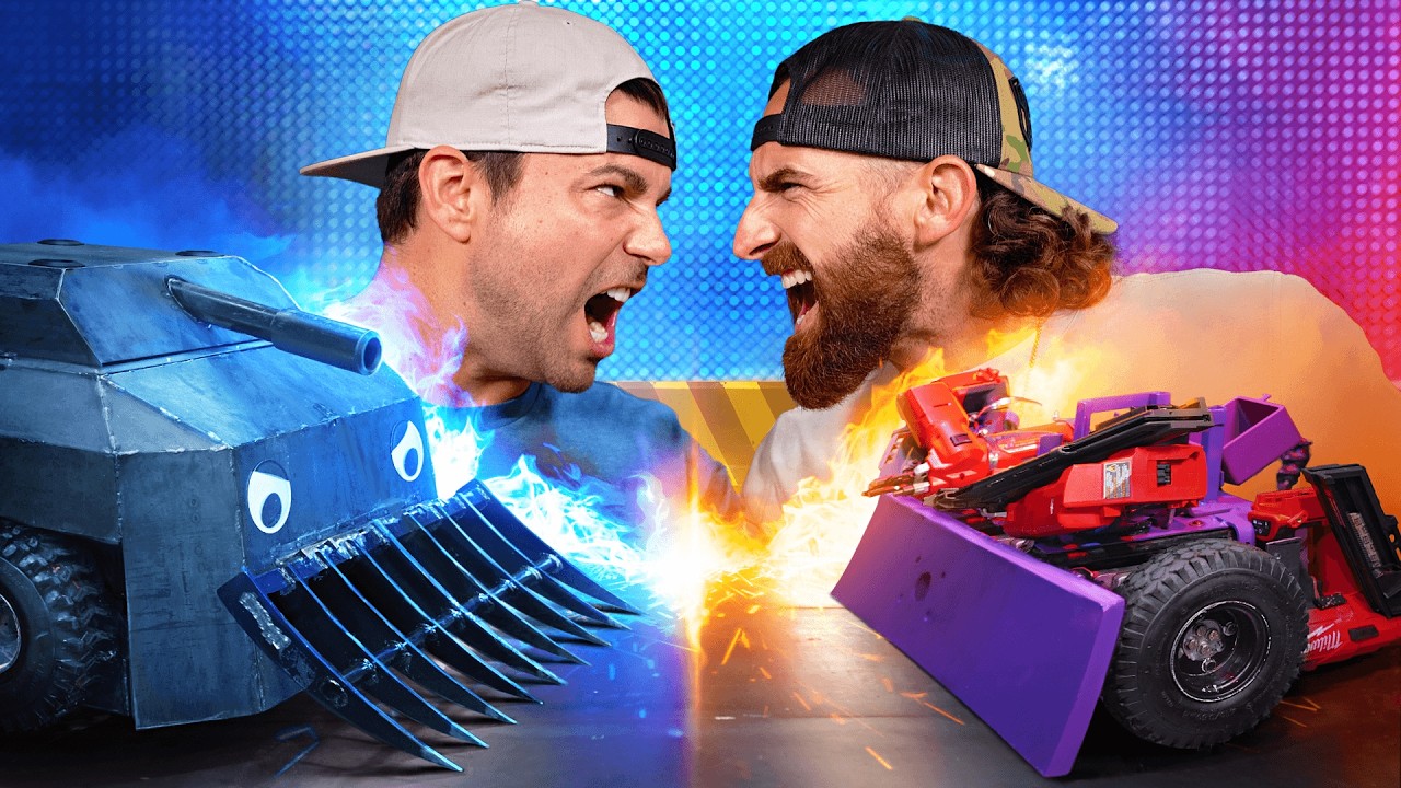 Mark Rober vs Dude Perfect- Robotların Dehşet Verici Mücadelesi