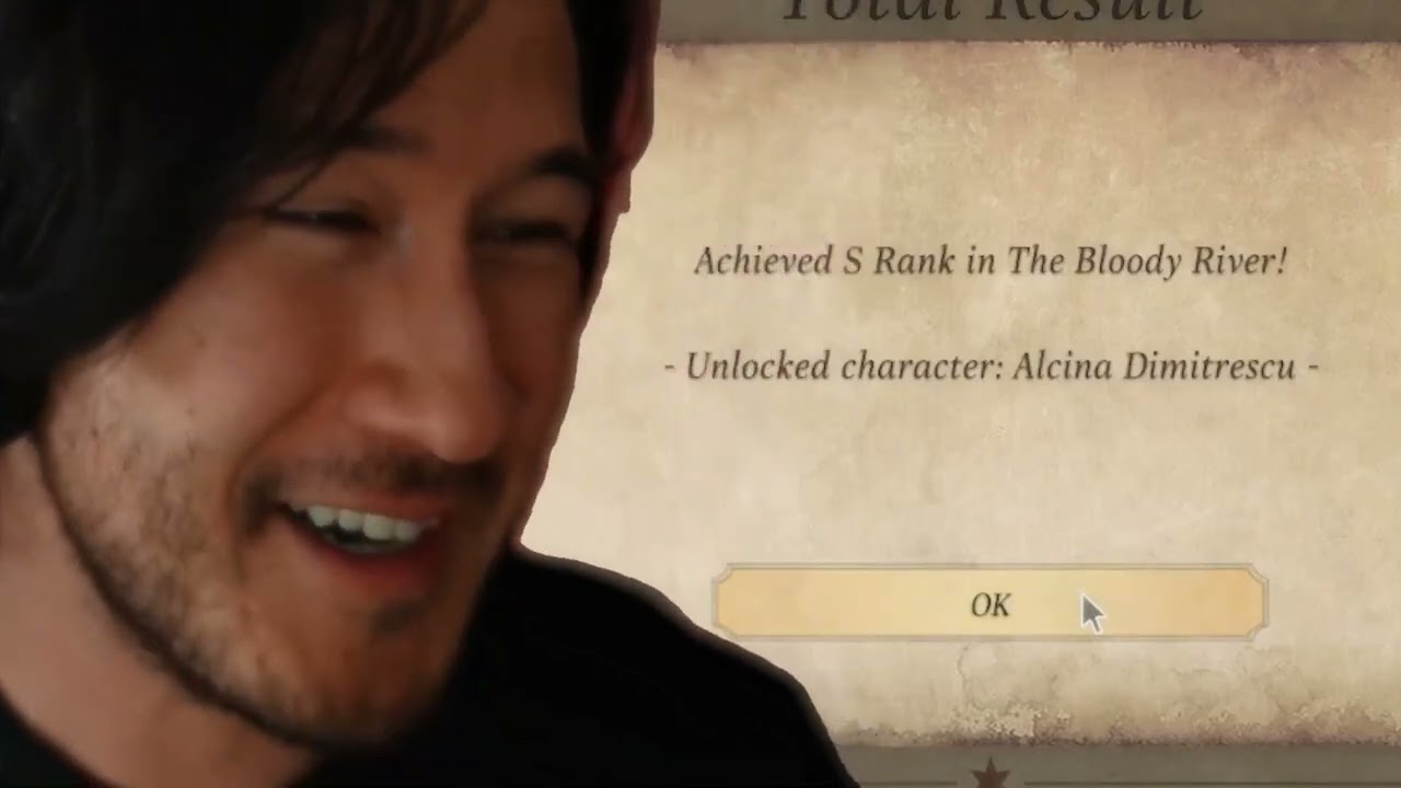 Markiplier unlocks Lady Dimitrescu