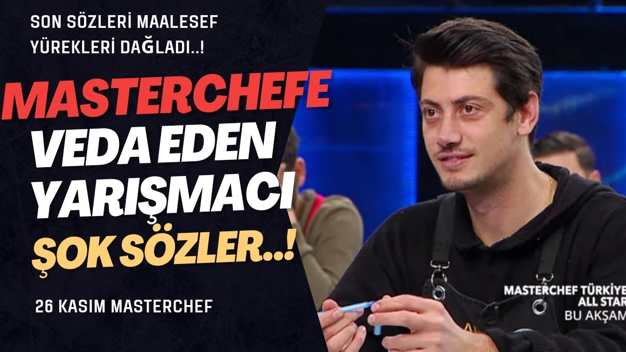 MASTERCHEF ALLSTAR 26 KASIM PAZAR ELENEM İSİM BELLİ OLDU / SEVENLERİNİ KAHREDEN HABER YENİ BÖLÜM
