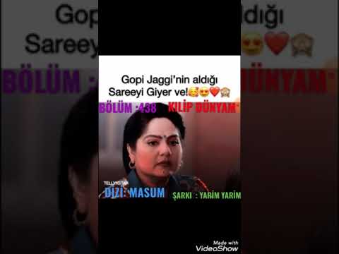 MASUM  JAGGİ   GOPİ DEN GÖZLERİNİ  ALAMAZ 😍