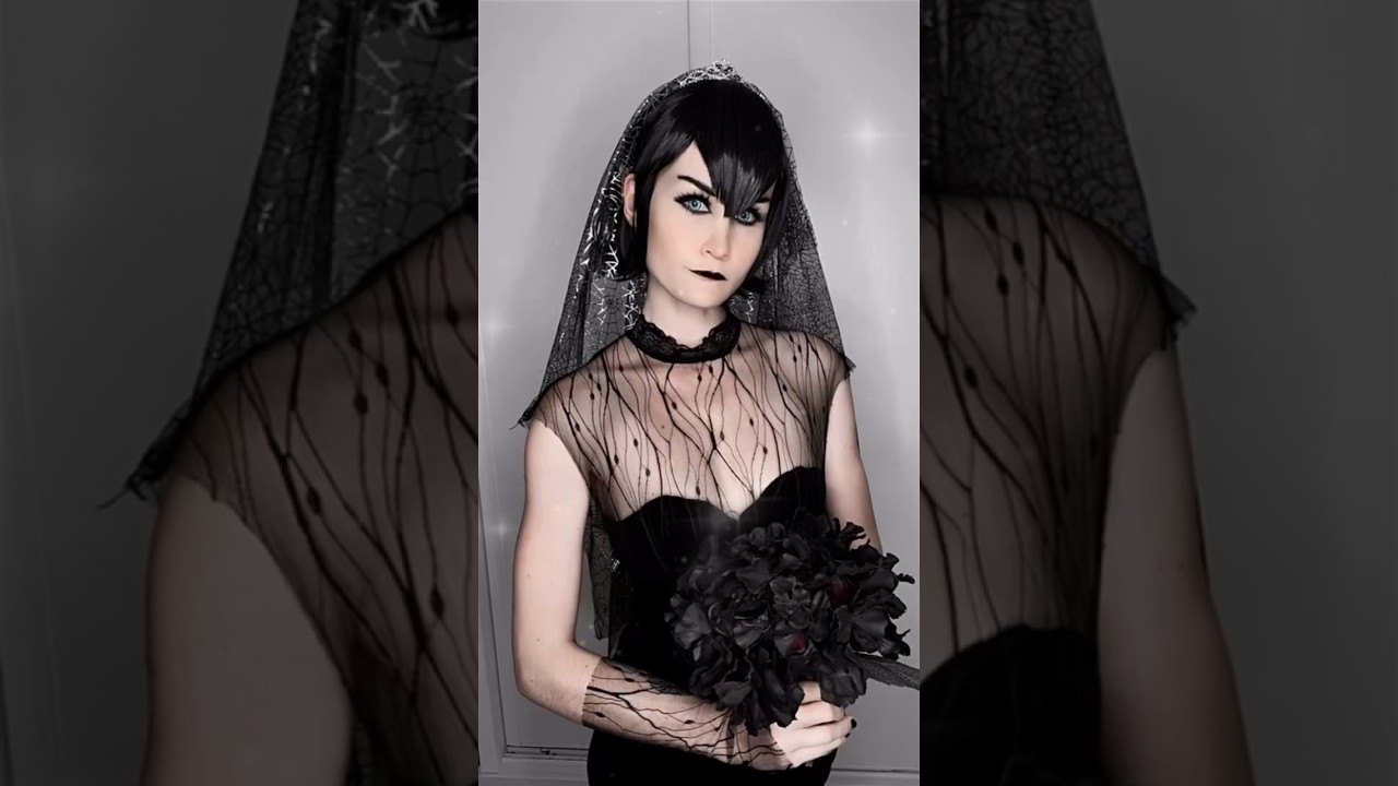 Mavis Dracula in her wedding dress 🖤 #cosplay