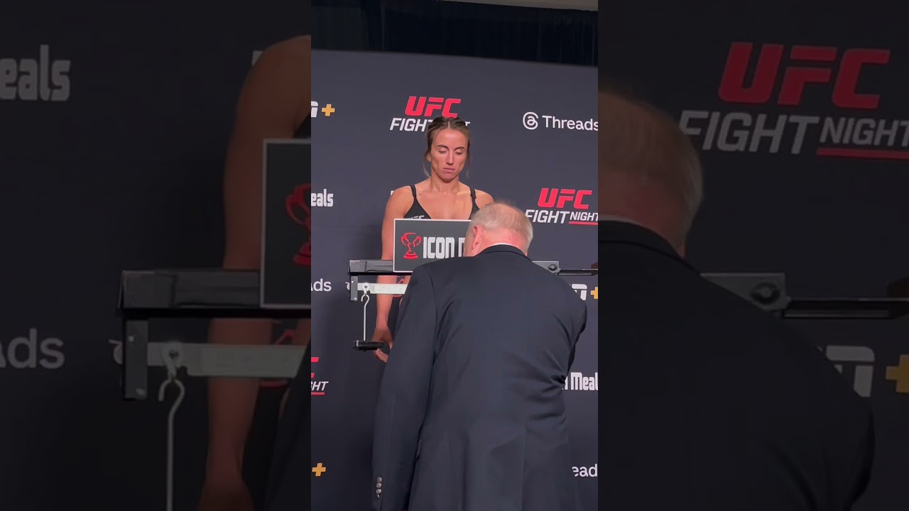 Maycee Barber misses weight #ufcvegas107