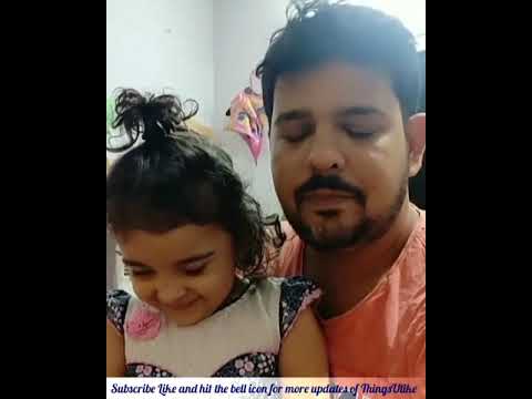 Mazya navryachi bayko actor  with her girl cute video