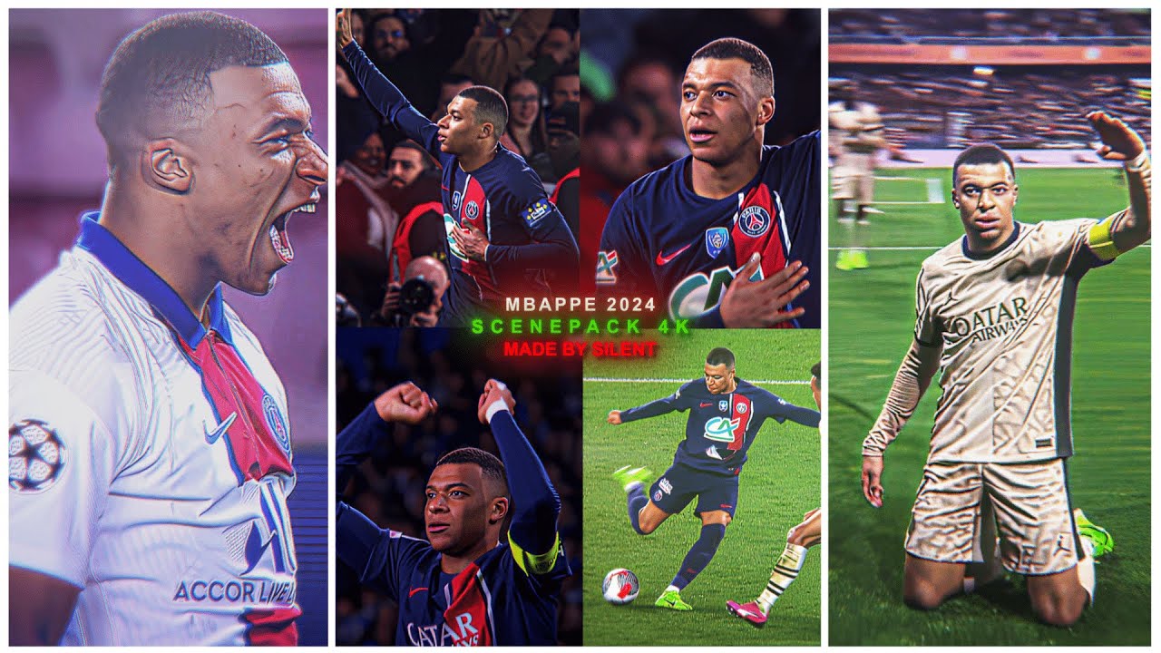 Mbappe 2024 ● Rare Clips ● Scenepack ● Upscale ● [ TOPAZ ]🔥🐐#mbappe #football
