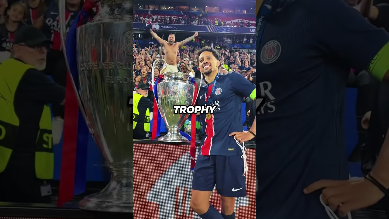 Mbappe’s reaction after PSG won the Champions League. 😳💀