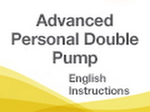 Medela Advanced Personal Double Breast Pump | English Instructions