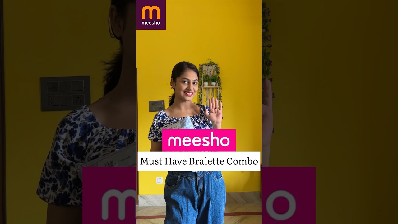 Meesho bralettes bras combo #shorts #meesho #ytshorts