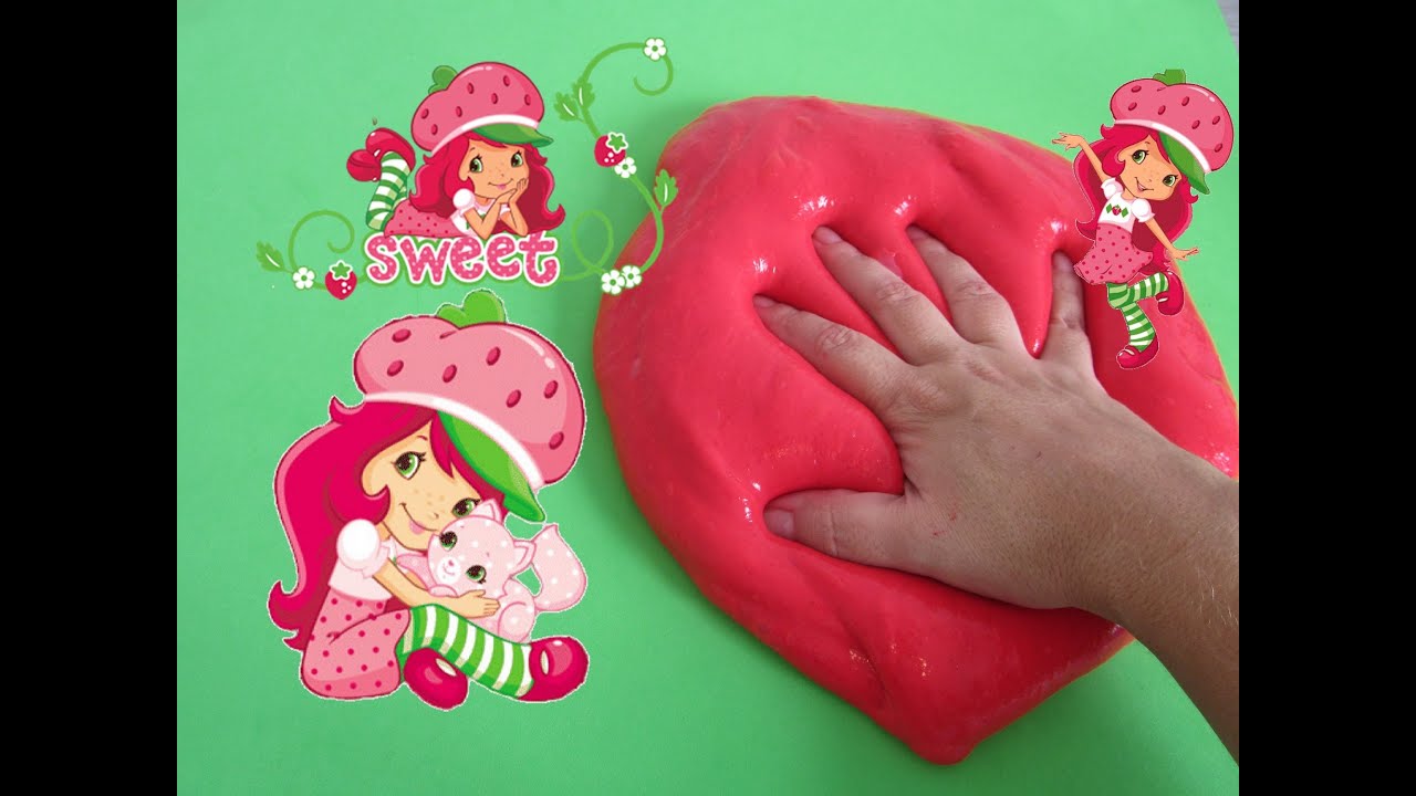 Mega Amoeba da MORANGUINHO, como fazer amoeba com cola branca! Slime