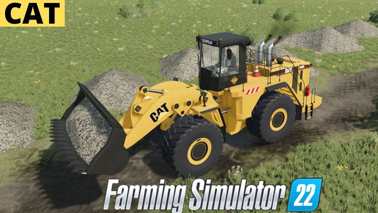 MEGA CARREGADOR DA CAT 990H| FARMING SIMULATOR 22 |